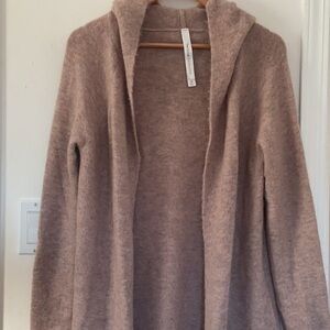 ARITZIA BABATON ALPACA PINK CARDI